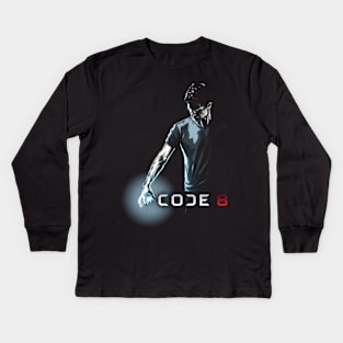 CODE 8 -Feeling Electric Kids Long Sleeve T-Shirt